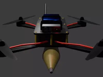 FPV Drone 3D model