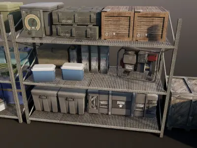 Assets Pack Low-poly 3D model purchase