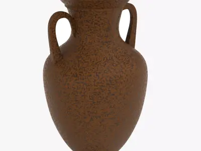 Antiqued Greek Terracotta Amphora 3D model