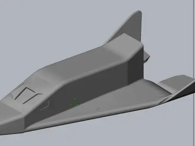 X-20 Dyna-Soar Spaceplane Rough Model 3D print model