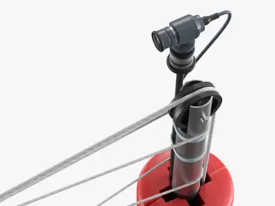  Athletic Volleyball Net System with Safety Padding Red 