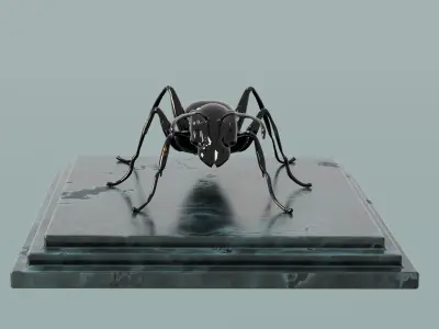 House Decoration Ant Statue Low-poly 3D model