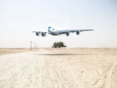 Airbus A380 3D model 3