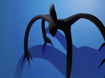 shadow monster from stranger things 3D model