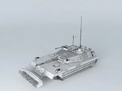 Mini Tank for the airborne troops Free 3D model