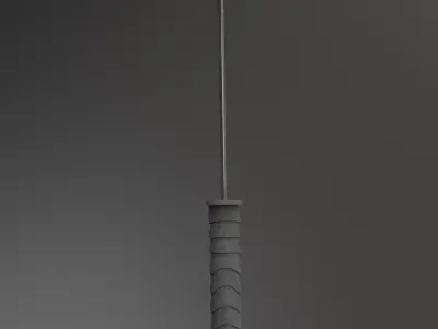 Military Combat Knife Low-poly Low-poly 3D model