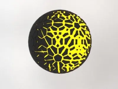 Force Field Low-poly 3D model