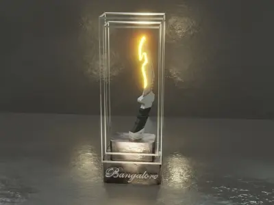 Stylised Bangalore Knife 3D model