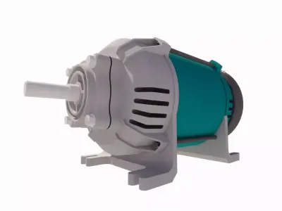 Electric Motor-Generator 3D model