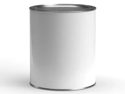 Gallon paint can with lid 3D model