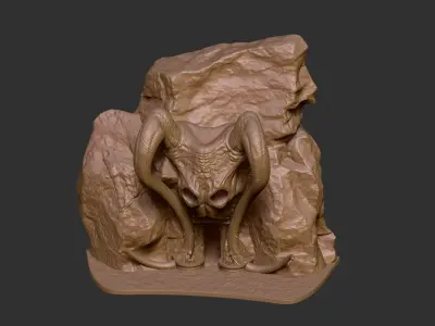Dungeon Shadow land  3D print model