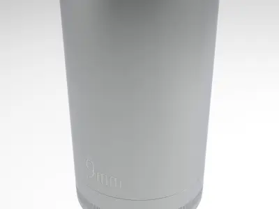 Deep Socket 9 mm 3D model
