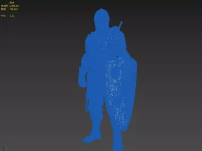 Templar Knights Holy War 3D model