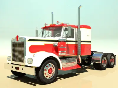 W925 Semi Truck 3D model