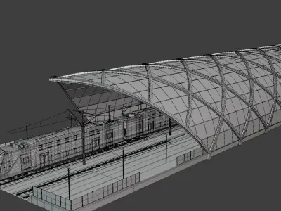 Stations with Stadler Kiss train 3D Model Pack purchase