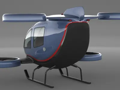 Drone Taxi 3D model