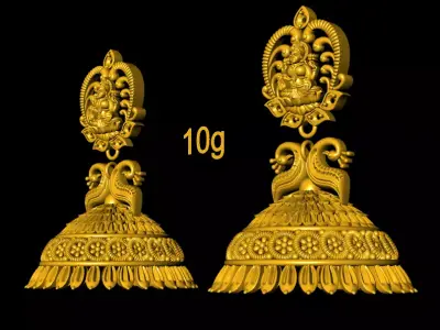 Lakshmi Jumka 3D print model