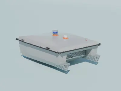 Drone Wasteshark  Low-poly 3D model