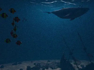 The Bottom of a Forgotten Shipwreck 3D model