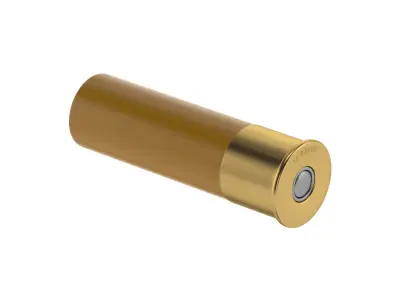 Bullet 10 GAUGE Low-poly 3D model
