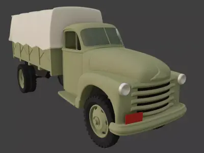 Chevy 6400 Truck Free 3D model
