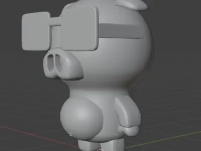 Cute 3D work 3D model