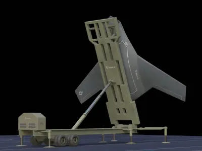 XBAT Drone 3D model