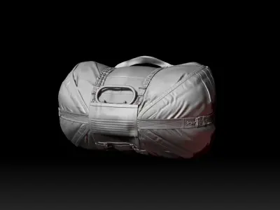 Reserve military parachute 3D print model