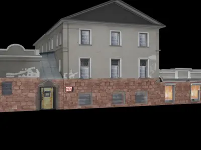 3DBlessed Pawn Shop Low-poly 3D model