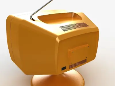 retro tv 3D model