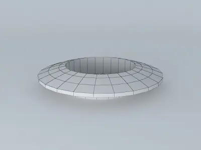 Ventilation grid for Mobile 3D model