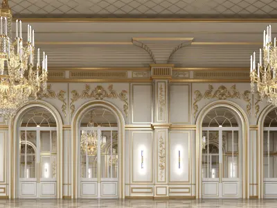 Classical Historic Interior  3D model