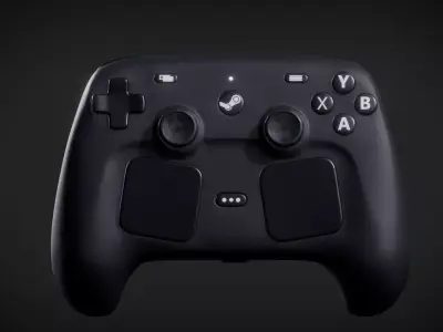 Steam Machine 3d model  Low-poly 3D model