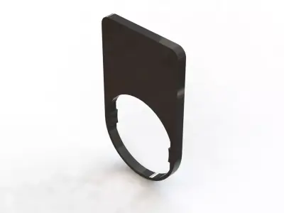 Porta Etiqueta Schneider ZBZ33 Label Holder 3D model