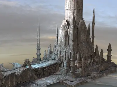 Pasargadae Great Tower 3D model