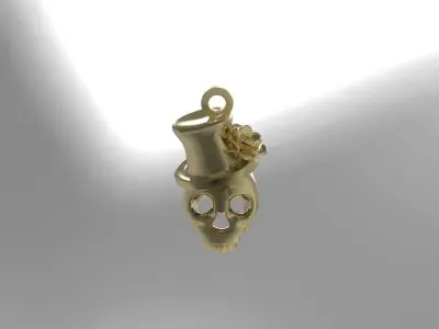 Skull Pendant 3D print model purchase