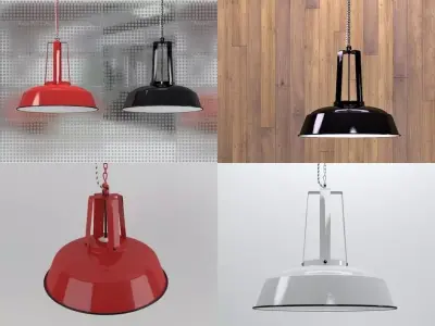 Workshop Lamp 3D model