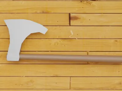 Low poly viking weapons Free low-poly 3D model