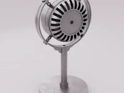 Voice Vintage Studio Microphone 3D model