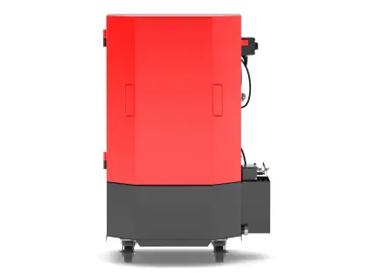 Garage Floor Standing Parts Washer 3D model