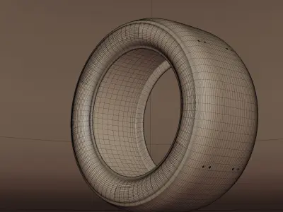 Hankook Racing Slick Tire 3D model