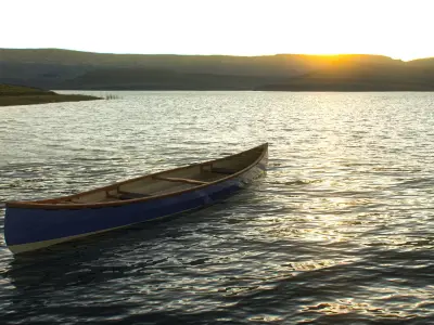 Canadian Canoe - Stitch and glue  3D model