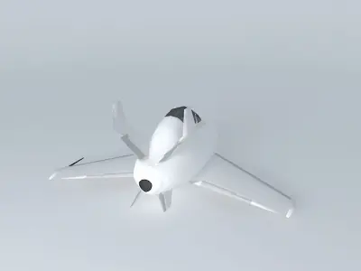 Template McDonnel Douglas XF 85 Goblin Parasite Fighter Free 3D model