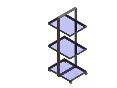 Industrial Rack  3D model