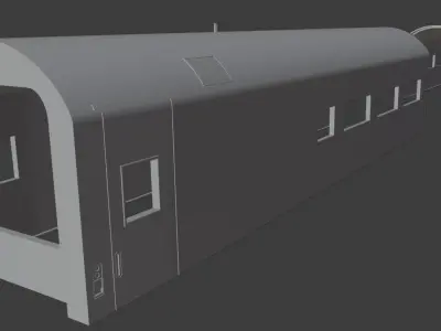 H0 1-87 scale Reisezugwagen Apmz 116 1 3D print model
