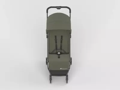 Baby stroller 3D model 3D model 11