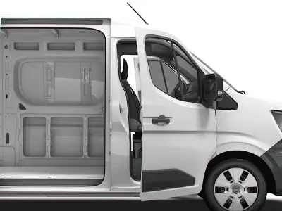 Nissan Interstar L2H2 Van HQ Interior 2024 3D model