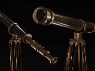 Galileo Telescope 3D model