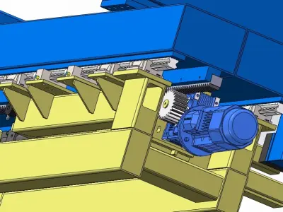 Suspension automatic sizing 3D model