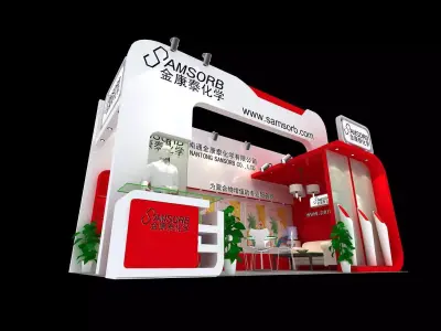 Exhibition - Area -3X6-3DMAX2009-18 3D model